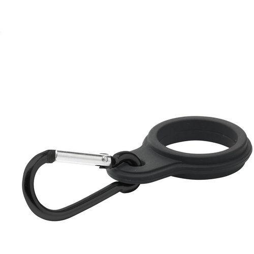 Bottle Carabiner Draaglus Drinkfles Zwart