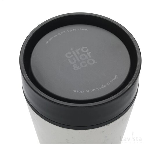 Circular&Co Recycled Coffee Cup 227 Ml Koffiebeker Wit/Zwart