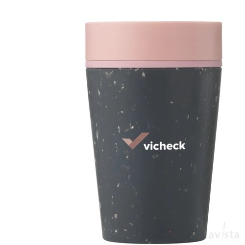Circular&Co Recycled Coffee Cup 227 Ml Koffiebeker Zwart/Roze