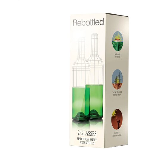 Rebottled® Tumbler 2-Pack Set Glazen