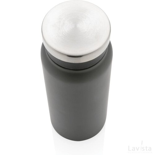 RCS gerecycled roestvrijstalen vacuümfles 600ML antraciet