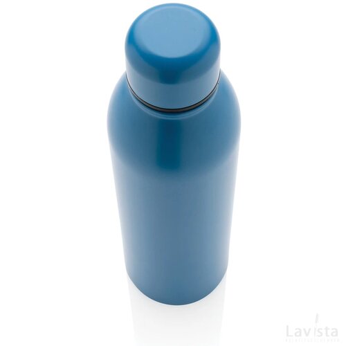 RCS gerecycled roestvrijstalen vacuümfles 500ML blauw
