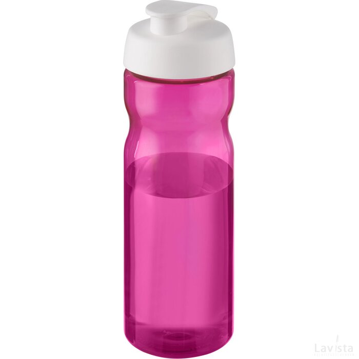 H2O Active® Base 650 ml sportfles met flipcapdeksel Magenta, Wit Magenta/Wit