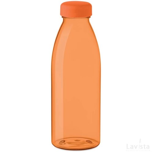 Rpet drinkfles 500ml Spring transparant oranje