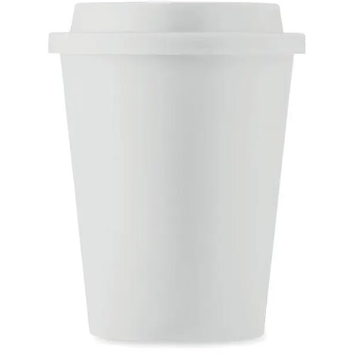 Dubbelwandige reisbeker Wit 300 ml
