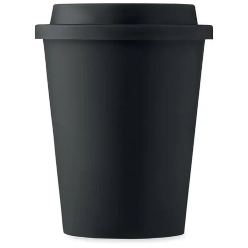 Dubbelwandige reisbeker Zwart 300 ml