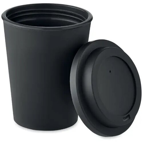 Dubbelwandige reisbeker Zwart 300 ml