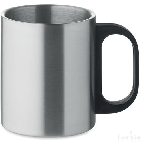 Dubbelwandige mok 300 ml Taniss Zilver