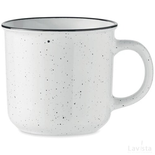 Grote mokken in vintage stijl Wit
