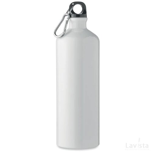 Aluminium fles 1l Moss large wit
