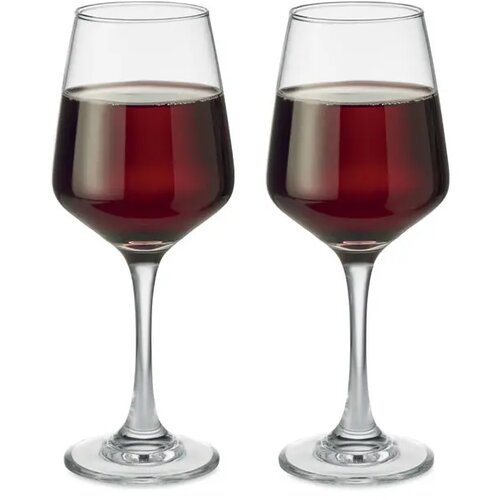 Set van 2 wijnglazen Cheers Transparant