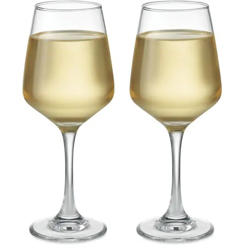 Set van 2 wijnglazen Cheers Transparant