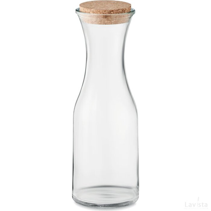 Karaf van gerecycled glas 1l Picca transparant