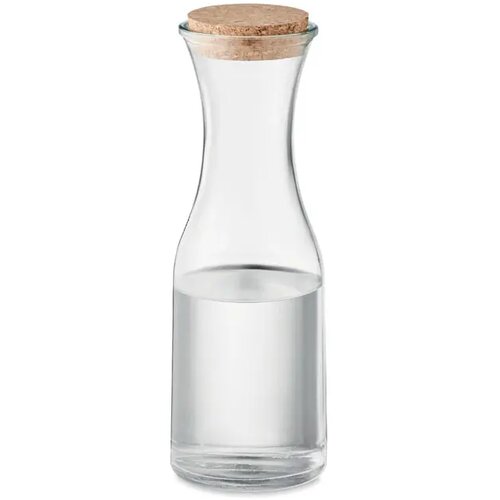 Gerecycled glazen karaf Picca Transparant 1000 ml