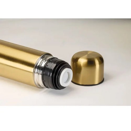 Thermosfles 500 ml Chan mat goudkleurig