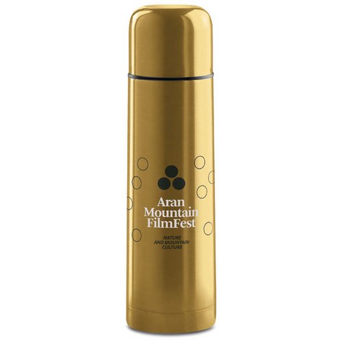 Thermosfles 500 ml Chan mat goudkleurig