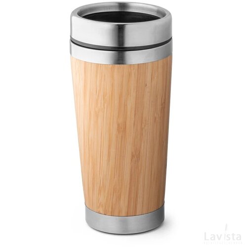 Pietro 500 Ml Bamboe Reisbeker Naturel