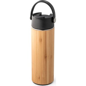 Laver 440 Ml Vacuüm Geïsoleerde Thermosfles Zwart