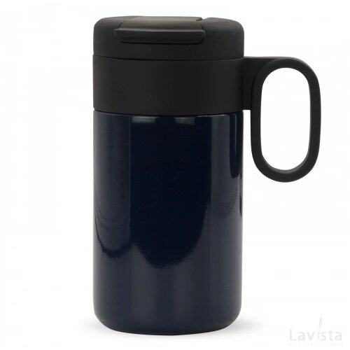 Thermofles Flow met handvat 250ml donker blauw