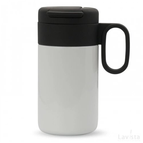 Thermofles Flow met handvat 250ml wit