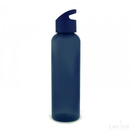 Waterfles Loop R-PET 600ml donker blauw
