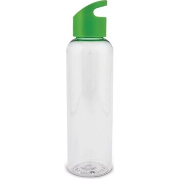 Waterfles Loop transparant R-PET 600ml transparant licht groen