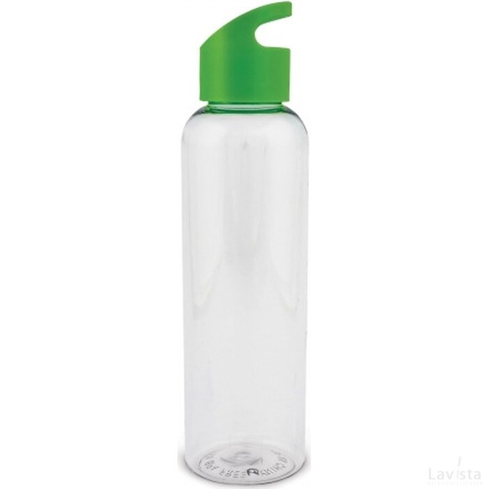 Waterfles Loop transparant R-PET 600ml transparant licht groen