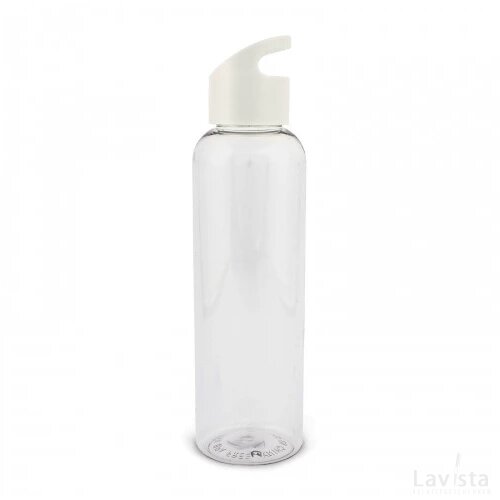 Waterfles Loop transparant R-PET 600ml transparant wit