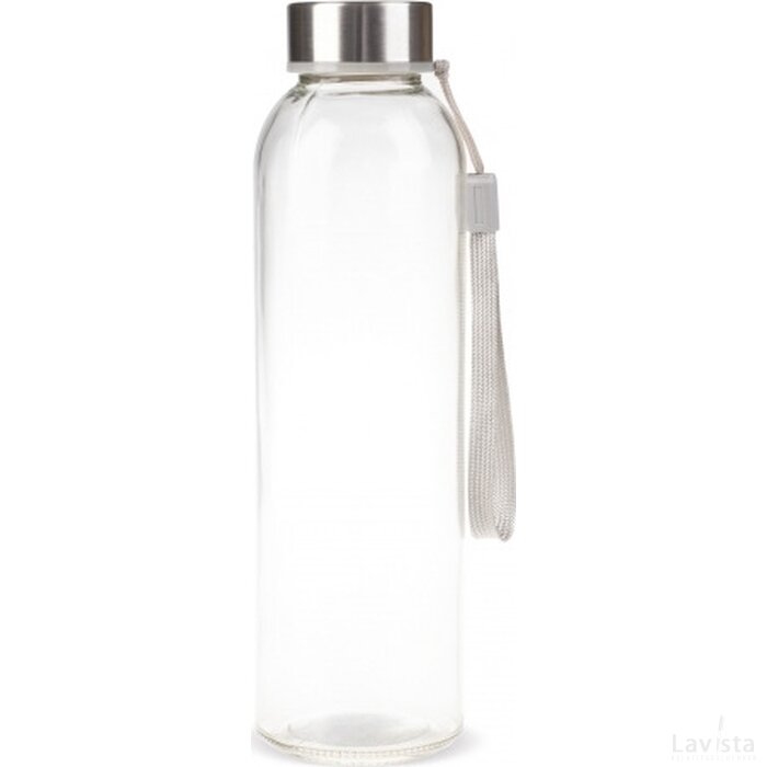 Waterfles glas 500ml transparant