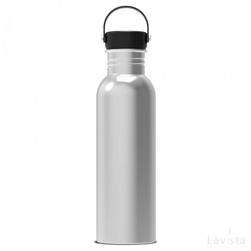 Waterfles Marley 750ml zilver