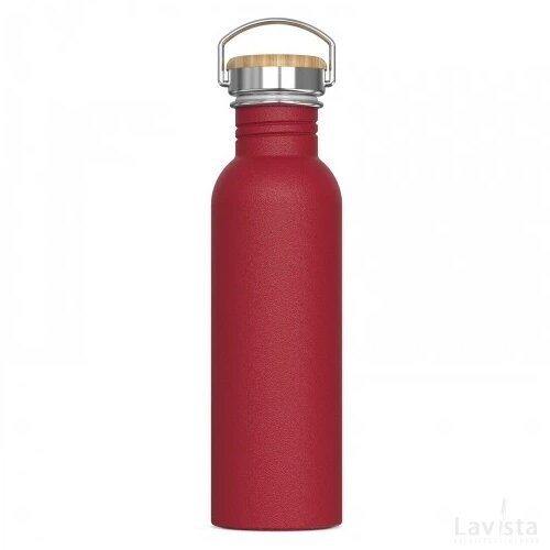 Waterfles Ashton 750ml donker rood