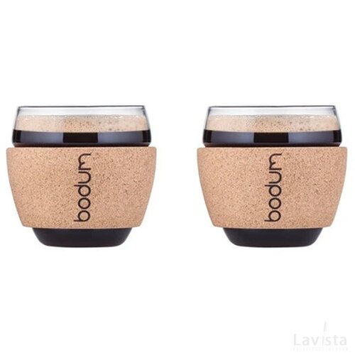 Pavina 100 Glazen Kopjes 100Ml Naturel