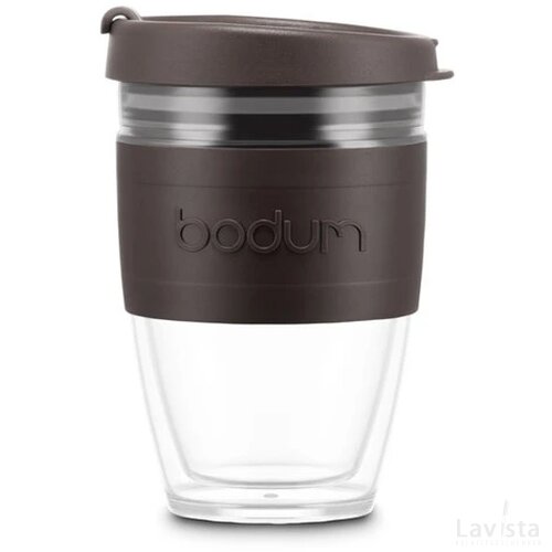 Joycup Double 250 Reisbeker 250Ml Donkerbruin
