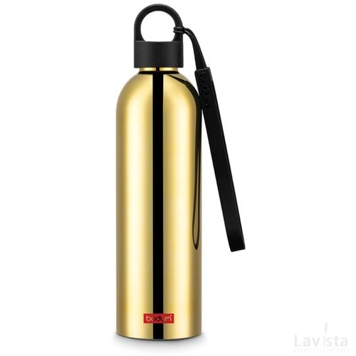 Melior Steel Dubbelwandige Waterfles 500 Ml Goud