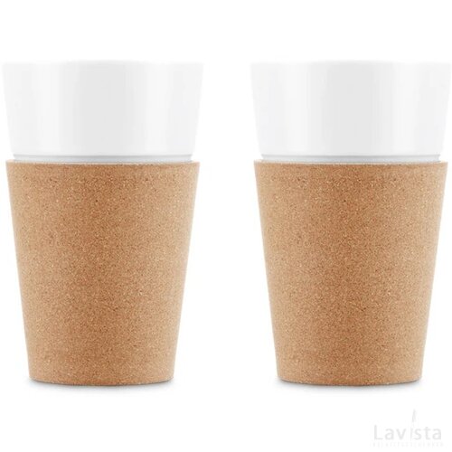 Bistro 600 Set Van 2 Mokken 600 Ml Naturel