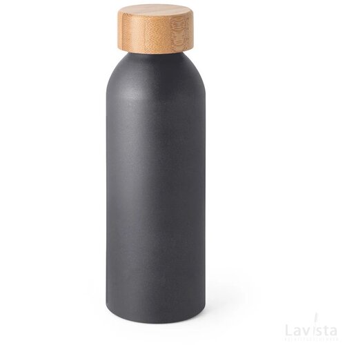 Queta Fles 550 Ml Donkergrijs