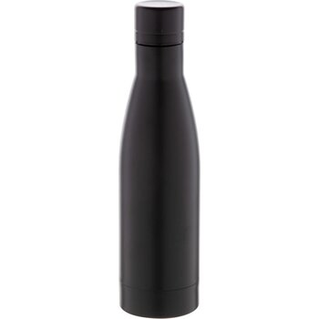 Koppar Koperen Geïsoleerde Thermos Fles Zwart
