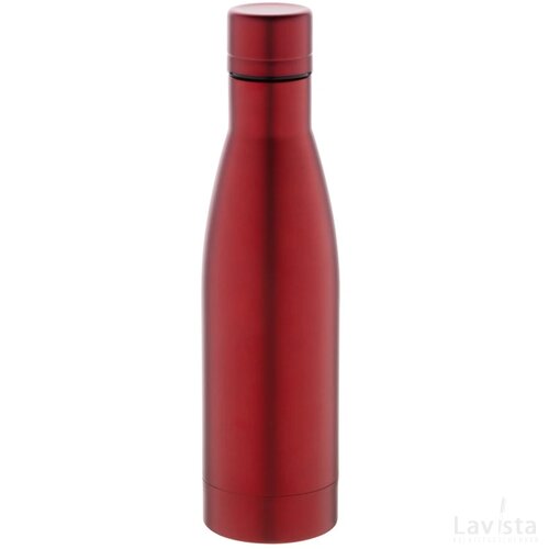 Koppar Koperen Geïsoleerde Thermos Fles Rood