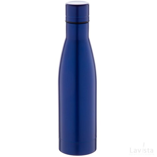 Koppar Koperen Geïsoleerde Thermos Fles Blauw
