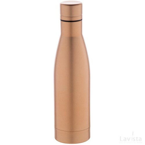 Koppar Koperen Geïsoleerde Thermos Fles Goud