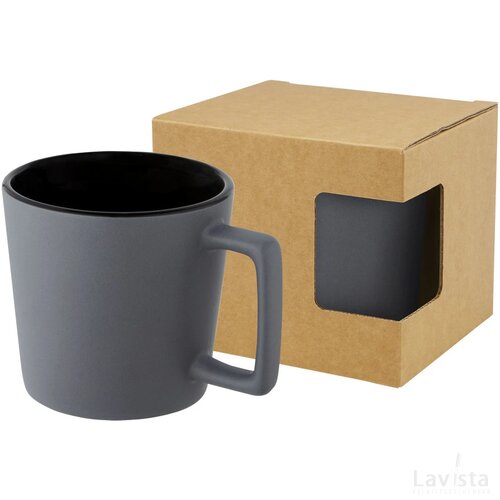Cali mok met matte afwerking Zwart