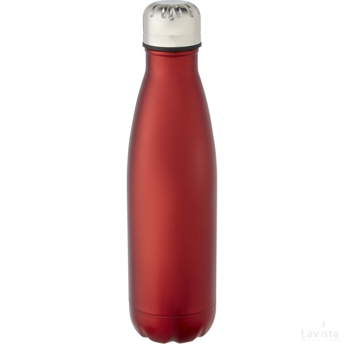Cove vacuüm geïsoleerde roestvrijstalen fles van 500 ml Rood