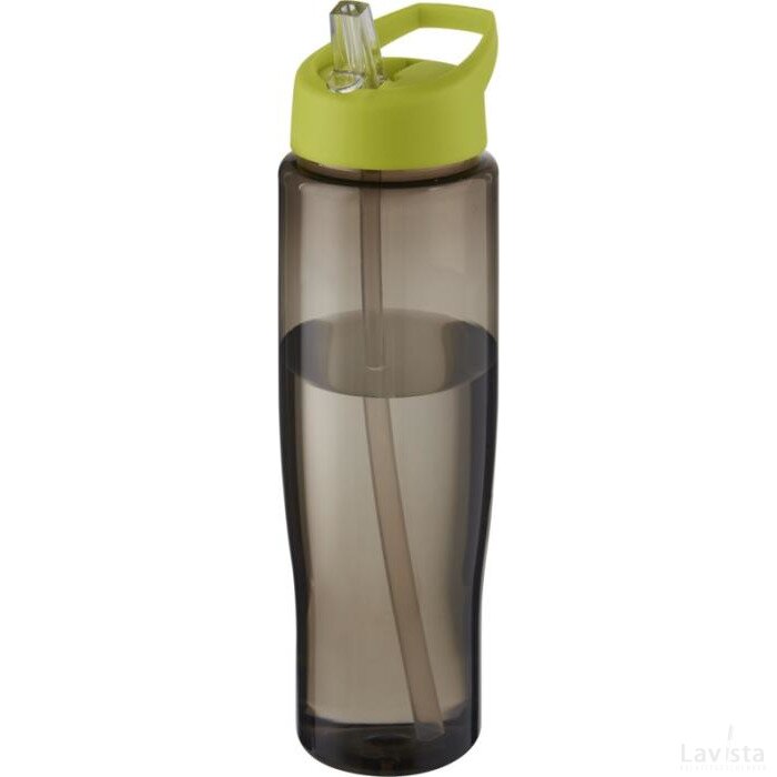H2O Active® Eco Tempo drinkfles van 700 ml met tuitdeksel Lime/Charcoal