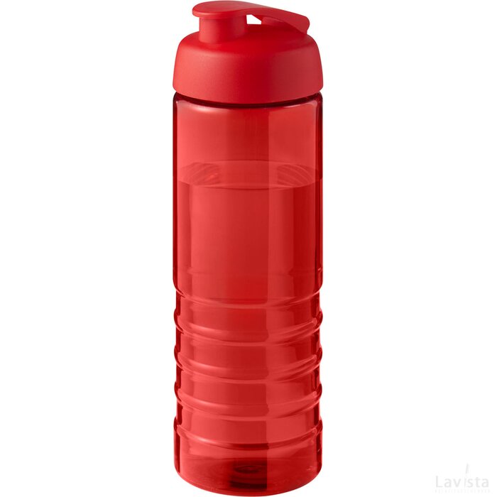 H2O Active® Eco Treble 750 ml drinkfles met klapdeksel Rood/Rood