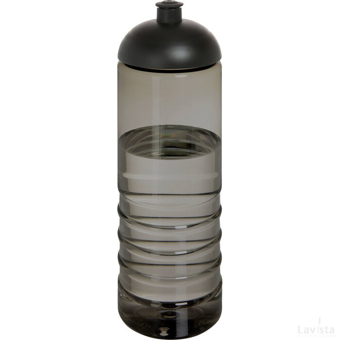 H2O Active® Eco Treble drinkfles met koepeldeksel van 750 ml Charcoal/Zwart