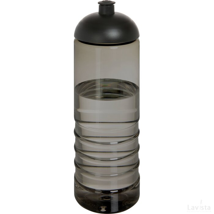 H2O Active® Eco Treble drinkfles met koepeldeksel van 750 ml Charcoal/Zwart