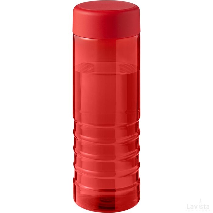 H2O Active® Eco Treble 750 ml waterfles met schroefdop Rood/Rood