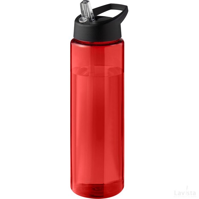 H2O Active® Eco Vibe 850 ml drinkfles met tuitdeksel  Rood/Zwart