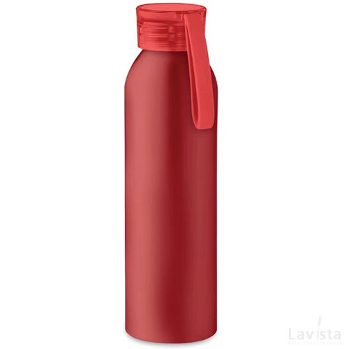 Aluminium drinkfles 600ml Napier rood