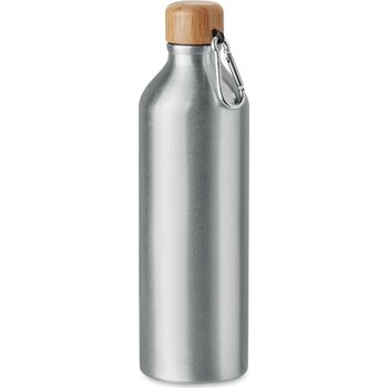 Aluminium drinkfles 800 ml Big amel mat zilver